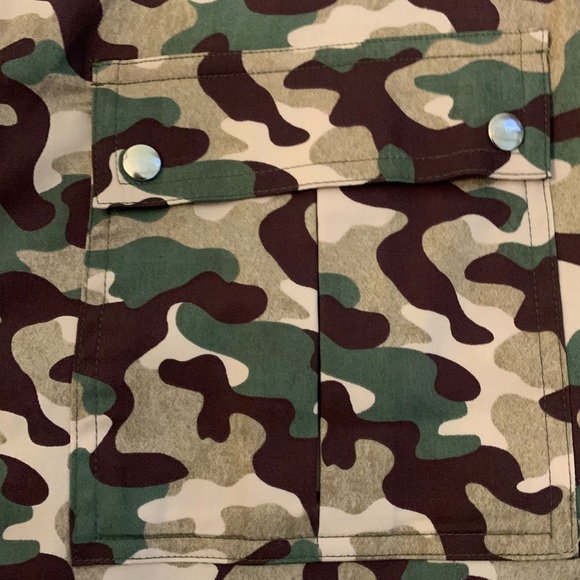 Zara Mini Skort Small NEW Camouflage - Picture 7 of 9